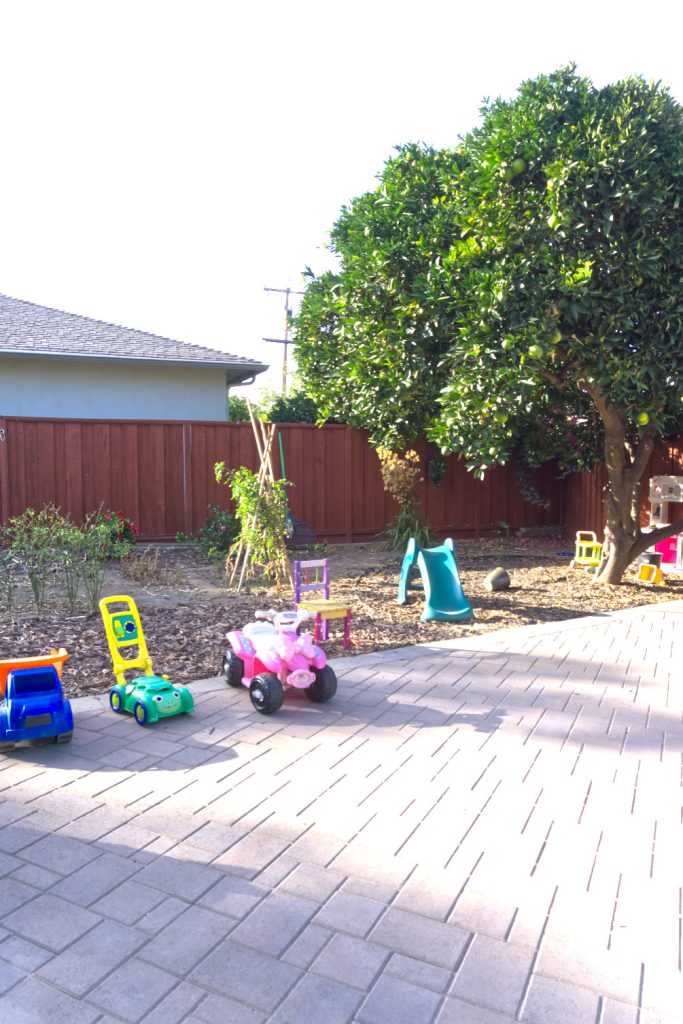 Lots of space to run around at Miss Sunshine Daycare in Sunnyvale